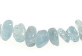 CCH43 16 inches aquamarine chips gemstone beads wholesale