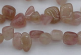 CCH621 15.5 inches 6*8mm - 10*14mm strawberry quartz chips beads