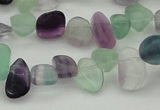 CCH635 15.5 inches 6*8mm - 10*14mm fluorite gemstone chips beads