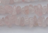 CCH653 15.5 inches 5*8mm - 6*10mm rose quartz chips beads