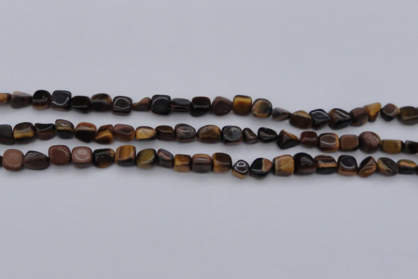 CCH670 15.5 inches 5*8mm - 6*10mm yellow tiger eye chips beads