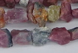 CCH707 15.5 inches 6*8mm - 10*14mm watermelon tourmaline chips beads