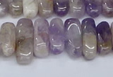 CCH710 15.5 inches 5*10mm - 5*15mm dogtooth amethyst chips beads