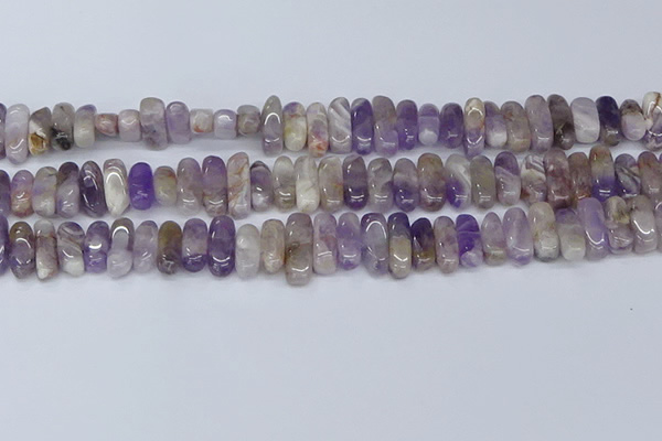 CCH710 15.5 inches 5*10mm - 5*15mm dogtooth amethyst chips beads