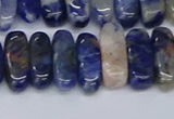 CCH714 15.5 inches 5*10mm - 5*15mm sodalite chips beads