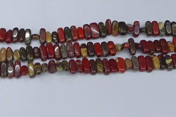 CCH716 15.5 inches 5*10mm - 5*15mm apple jasper chips beads