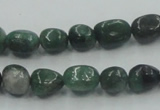 CCJ11 15.5 inches 8*12mm nugget natural African jade beads wholesale