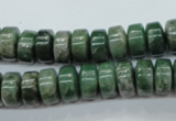 CCJ16 15.5 inches 6*10mm tyre natural African jade beads wholesale