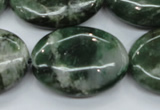 CCJ23 15.5 inches 22*30mm oval natural African jade beads wholesale