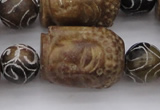 CCJ236 15.5 inches 22*28mm carved buddha China jade beads