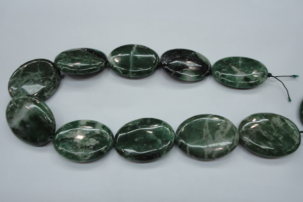 CCJ25 15.5 inches 30*40mm oval natural African jade beads wholesale