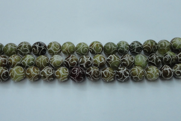 CCJ304 15.5 inches 12mm round China jade beads wholesale