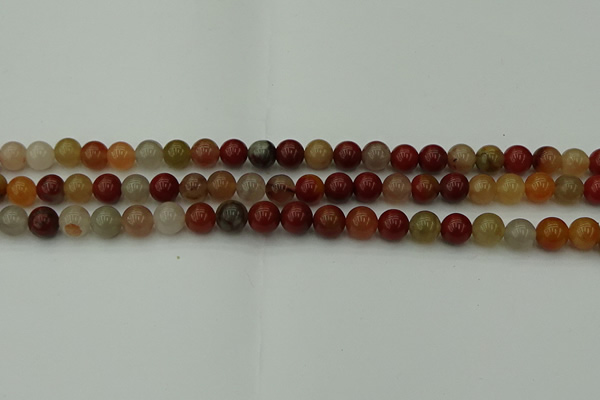 CCJ452 15.5 inches 8mm round colorful jasper beads wholesale