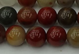 CCJ454 15.5 inches 12mm round colorful jasper beads wholesale