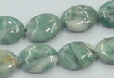 CCJ50 15.5 inches 13*18mm oval African jade gemstone beads