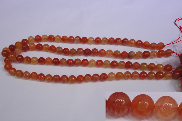 CCL03 15 inches 8mm round carnelian gemstone beads wholesale