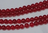 CCN05 15.5 inches 4mm round candy jade beads wholesale