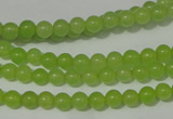 CCN11 15.5 inches 4mm round candy jade beads wholesale