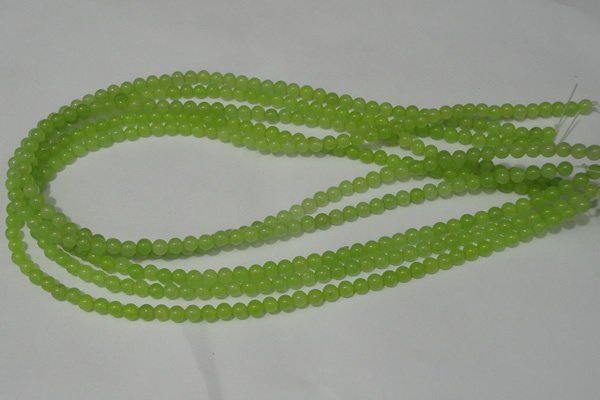 CCN11 15.5 inches 4mm round candy jade beads wholesale