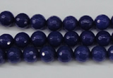 CCN1213 15.5 inches 8mm faceted round candy jade beads wholesale