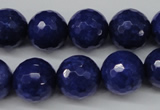 CCN1216 15.5 inches 14mm faceted round candy jade beads wholesale