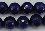 CCN1217 15.5 inches 16mm faceted round candy jade beads wholesale