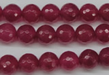 CCN1234 15.5 inches 10mm faceted round candy jade beads wholesale