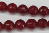 CCN1245 15.5 inches 12mm faceted round candy jade beads wholesale