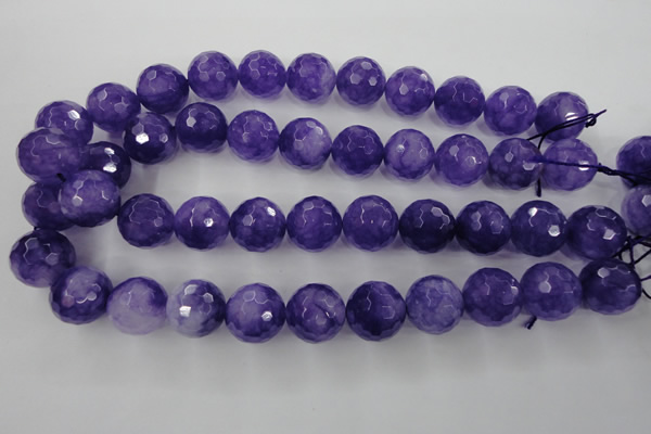 CCN1258 15.5 inches 18mm faceted round candy jade beads wholesale