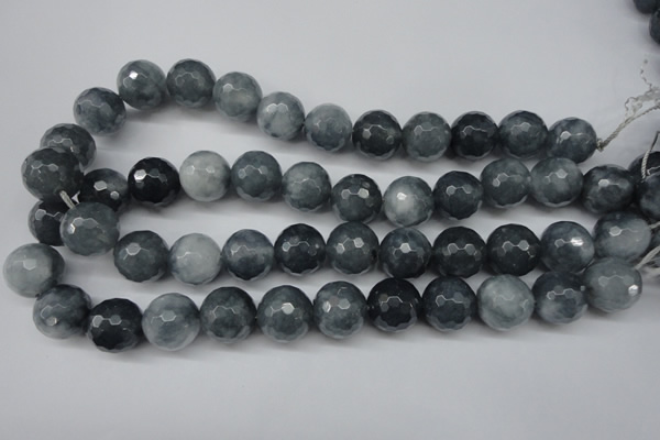 CCN1267 15.5 inches 16mm faceted round candy jade beads wholesale