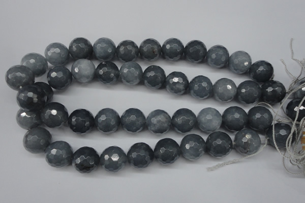 CCN1268 15.5 inches 18mm faceted round candy jade beads wholesale