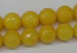 CCN1275 15.5 inches 12mm faceted round candy jade beads wholesale