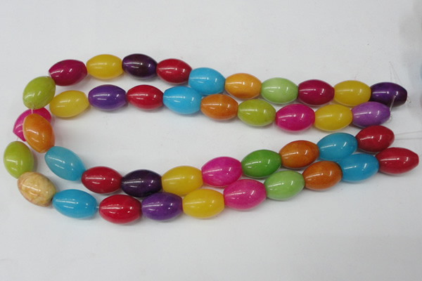 CCN128 15.5 inches 13*18mm rice candy jade beads wholesale