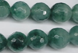 CCN1286 15.5 inches 14mm faceted round rainbow candy jade beads