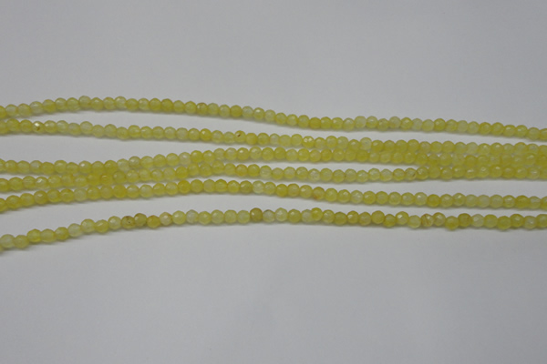 CCN1321 15.5 inches 4mm faceted round candy jade beads wholesale