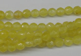 CCN1325 15.5 inches 6mm faceted round candy jade beads wholesale