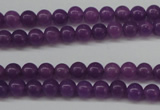 CCN1340 15.5 inches 4mm round candy jade beads wholesale