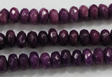 CCN1373 15.5 inches 5*8mm faceted rondelle candy jade beads