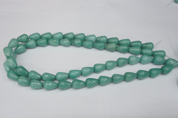 CCN141 15.5 inches 10*14mm teardrop candy jade beads wholesale