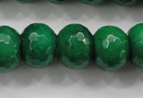 CCN1417 15.5 inches 12*16mm faceted rondelle candy jade beads