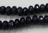 CCN1434 15.5 inches 6*10mm faceted rondelle candy jade beads