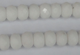 CCN150 15.5 inches 8*12mm faceted rondelle candy jade beads