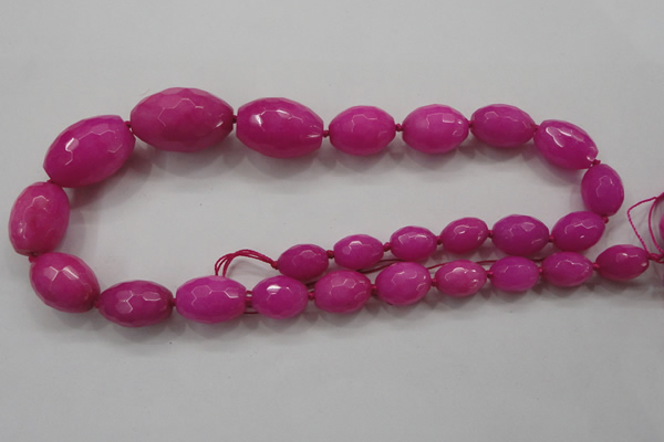 CCN1510 15.5 inches 10*14mm – 20*30mm faceted rice candy jade beads