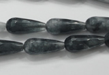 CCN1608 15.5 inches 8*20mm faceted teardrop candy jade beads