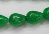 CCN1663 15.5 inches 13*18mm teardrop candy jade beads wholesale