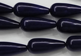 CCN1685 15.5 inches 10*25mm teardrop candy jade beads wholesale