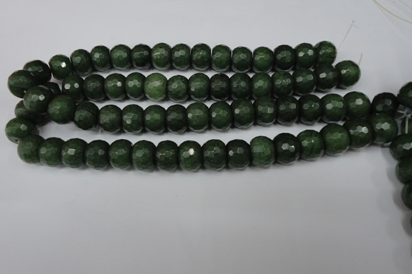 CCN172 15.5 inches 12*16mm faceted rondelle candy jade beads