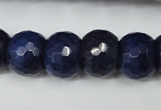 CCN174 15.5 inches 12*16mm faceted rondelle candy jade beads