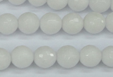 CCN1803 15 inches 10mm faceted round candy jade beads wholesale