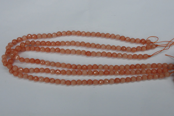 CCN1810 15 inches 4mm faceted round candy jade beads wholesale